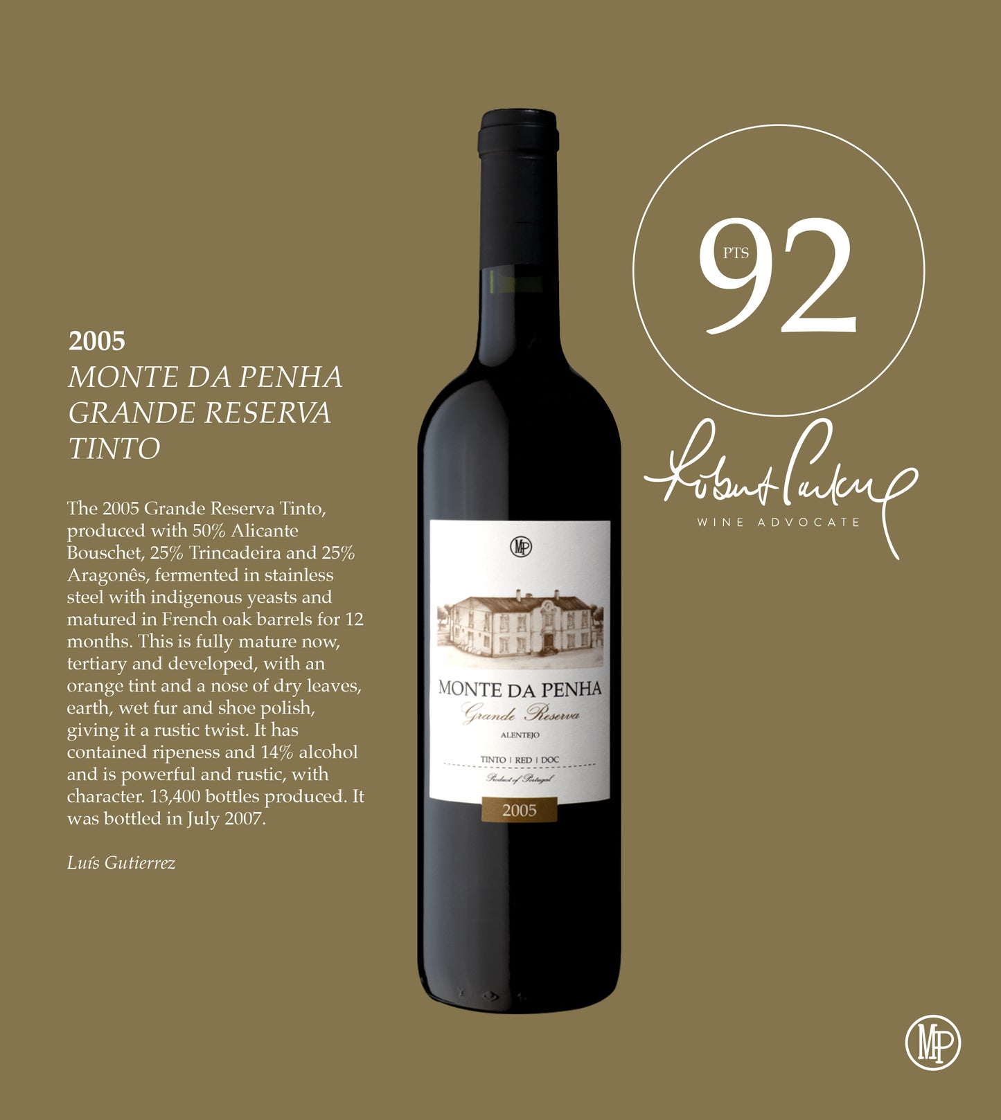 Monte da Penha Grande Reserva Tinto 2005