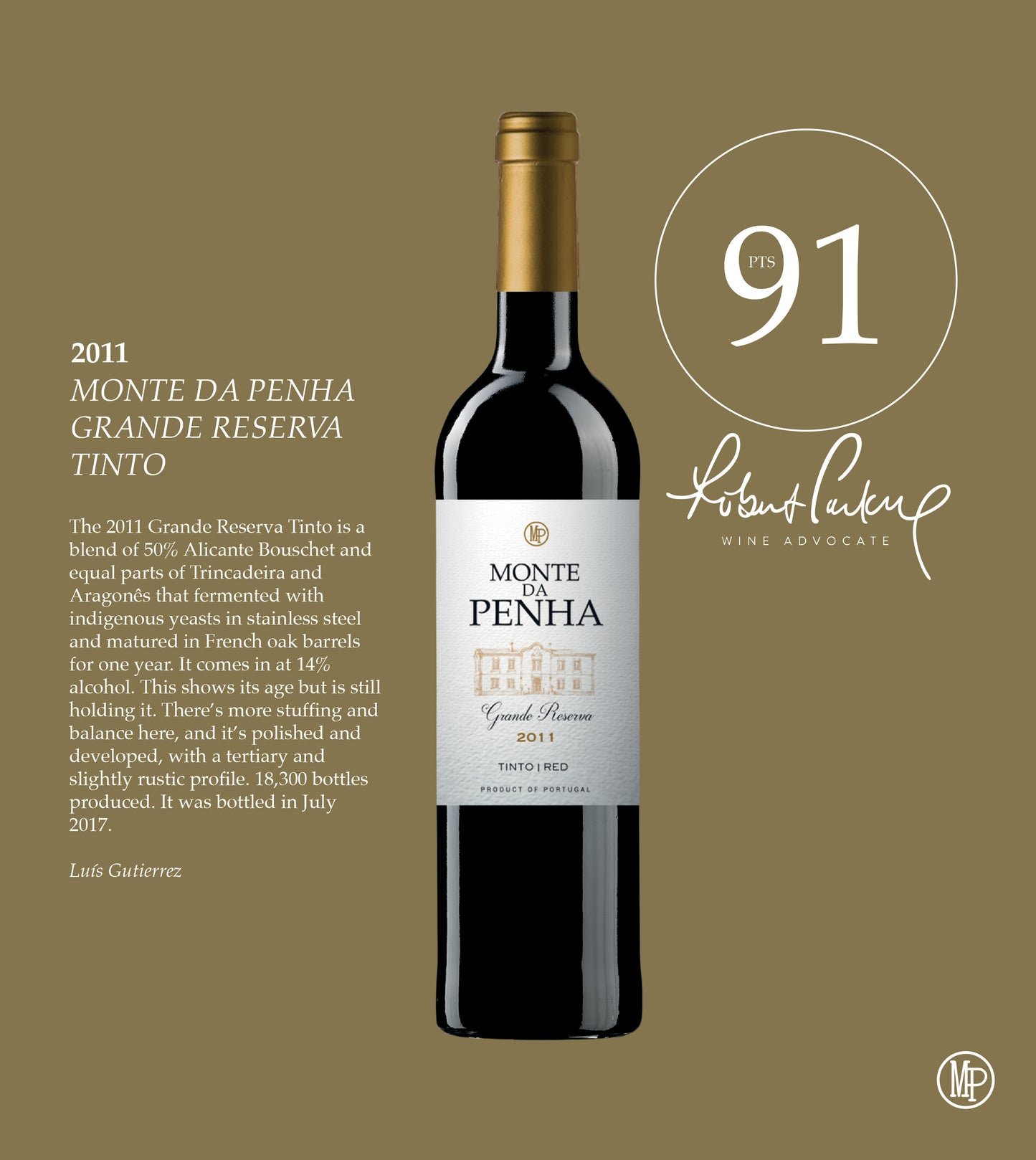 Monte da Penha Grande Reserva Tinto 2011